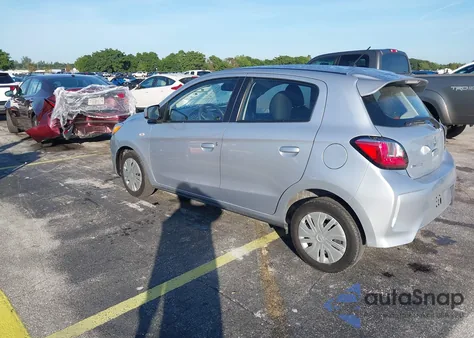 2024 Mitsubishi Mirage Es/Le z USA, uszkodzony, nr VIN ML32AUHJ0RH021510